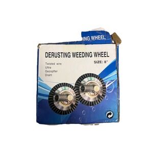 Derusting Weeding Wheel 8" Twisted Wire Ultra - NEW In Box